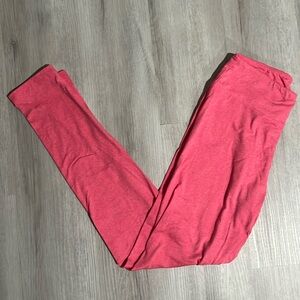 OS LuLaRoe hot pink leggings